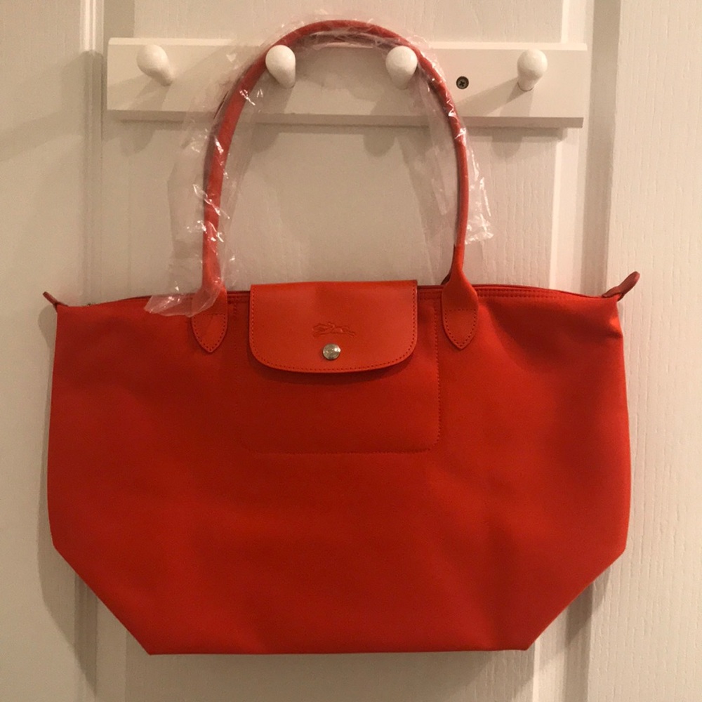 Longchamp Le Pliage Neo Large Nylon Tote - Orange